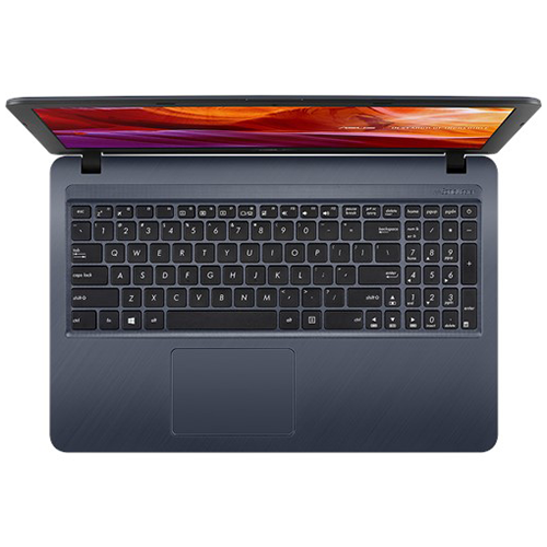 Vista superior do notbook